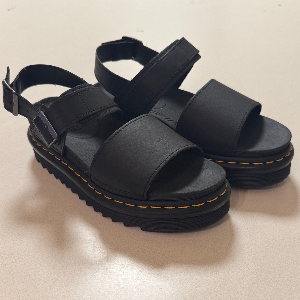 Dr. Martens Black Sandals